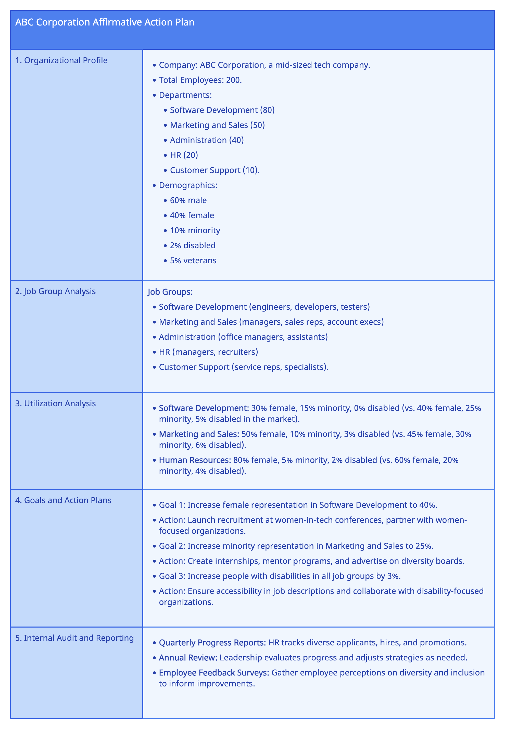 Affirmative Action Plan Example for What Is an Affirmative  Action Plan