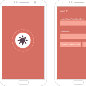 Photo Store Android App Mcokup Template